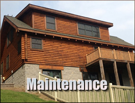  Jefferson, North Carolina Log Home Maintenance